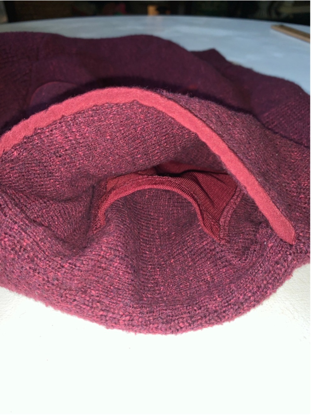 Women's lululemon summit stride Burgundy Quarter-Zip Knit Sweater, Size S - Picture 10 of 14